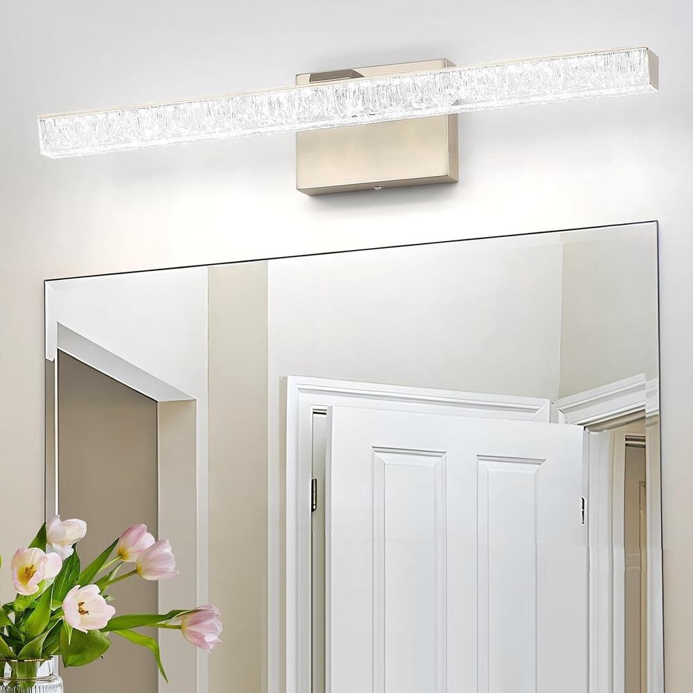 24" Brushed Nickel LED Bathroom Vanity Light, 5500K Daylight - Picture 2 of 4